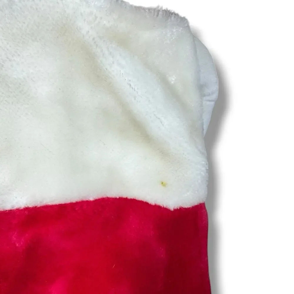 Disney Mickey Mouse 3D Plush Stocking —‎ Vintage Christmas Decor 22” Disneyland